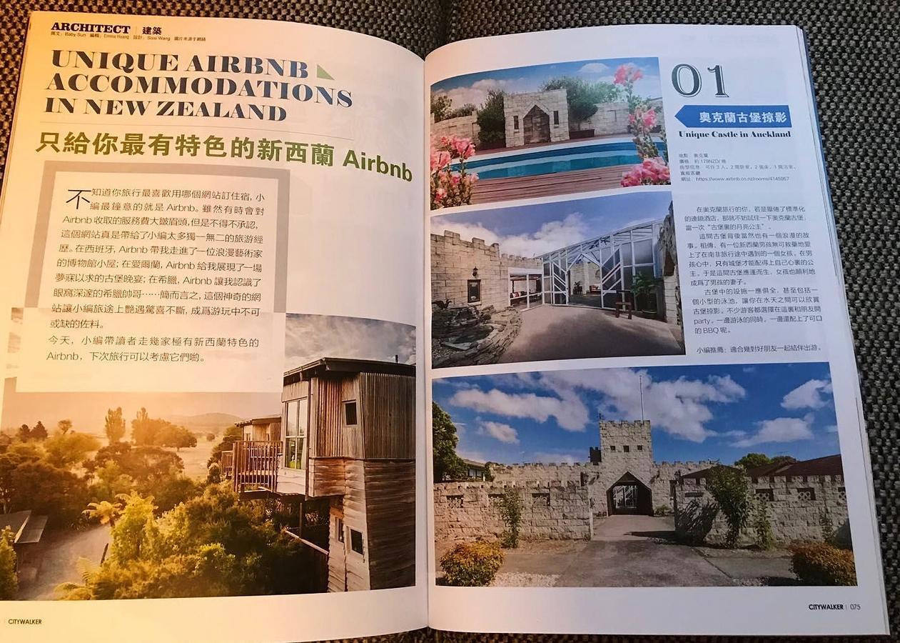 Unique Castle In Auckland Villa Eksteriør billede